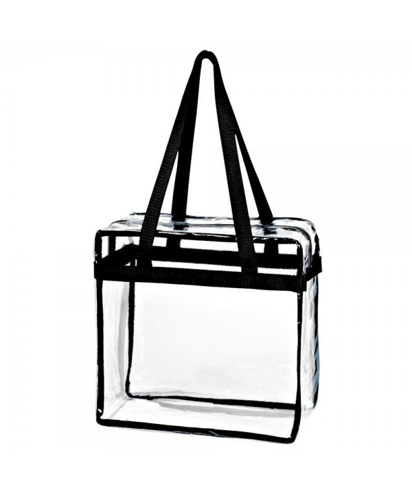 Crystal Transparent Plastic Zippered Shoulder