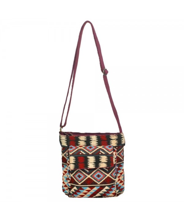 Hippie Purple Tribal Crossbody Passport