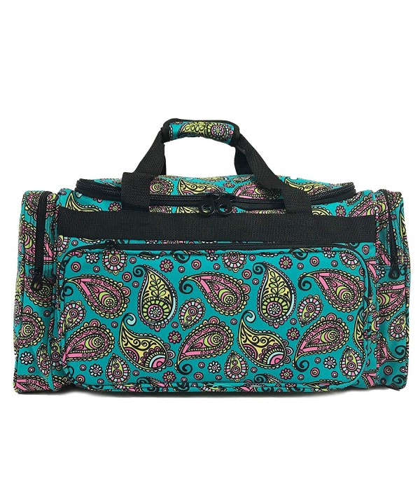 Allgala Duffel Bag Paisley Turquoise AE9523PL