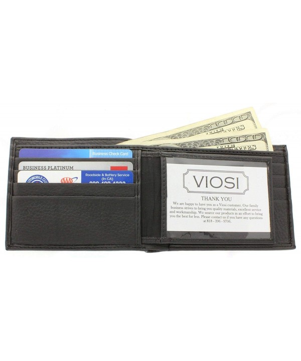 Viosi Leather Center Window Bifold