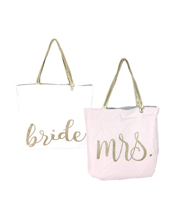 Bride Sparkling Script Reversible Cream