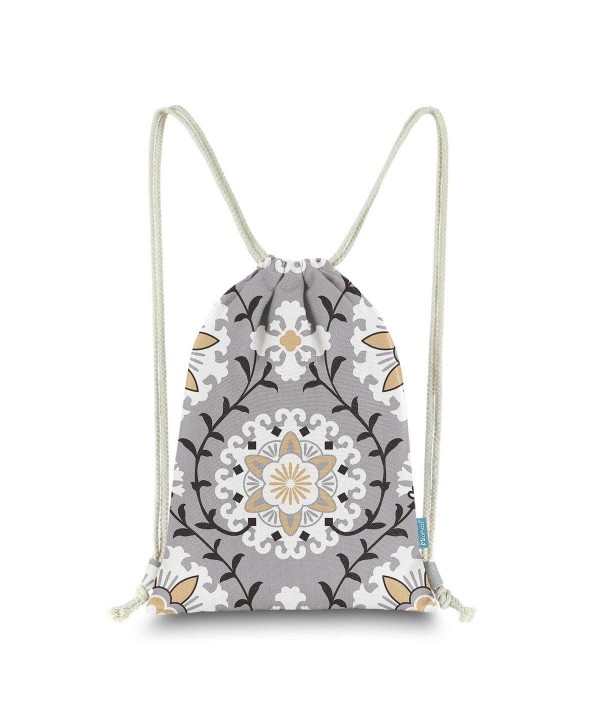 Miomao Drawstring Backpack Dahlia Floral