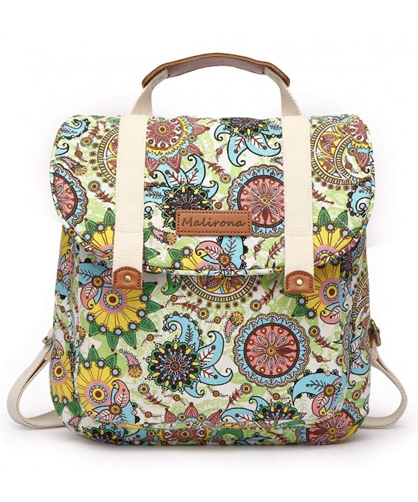 Malirona Backpack Convertible Rucksack Floral