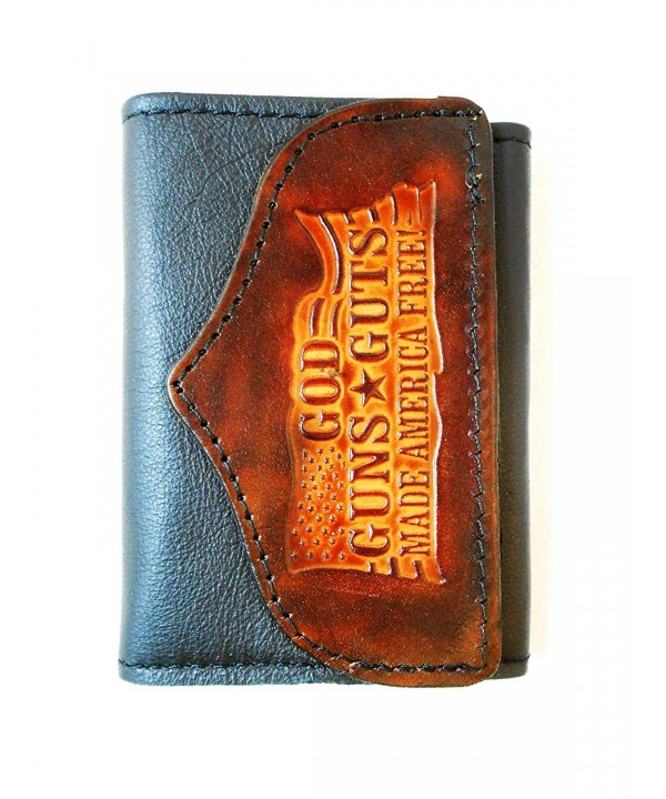 Hilltop Leather Company Handcrafted Trifold
