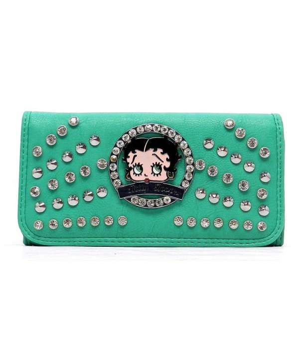 Betty Boop checkbook wallet Rhinestones