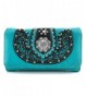 Justin West Rhinestone Attachable Turquoise