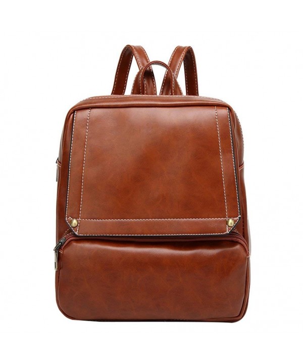 LIZHIGU Leather Backpack Satchel Shoulder