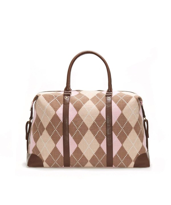 Lulu Dharma Argyle Duffle Bag