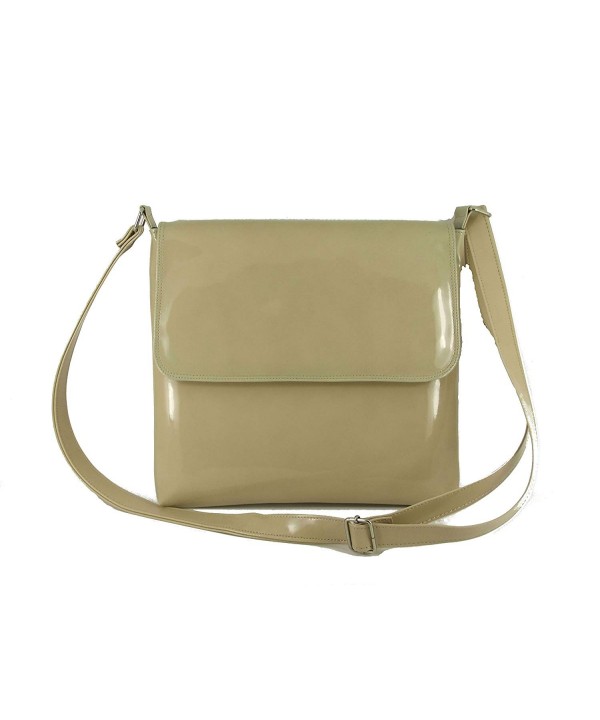 Patent Leather Cross Body Shoulder Handbag