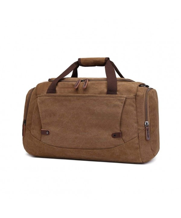 Canvas Tote Travel Duffle Bag for Short Trip Weekend Overnight ...