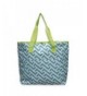 Beach Duffel Zipper Chevron Pattern