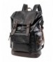 Vintage Leather Backpack College Computer