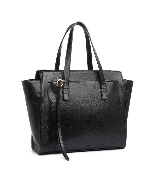 Structured Multi Compartment Handle Satchel