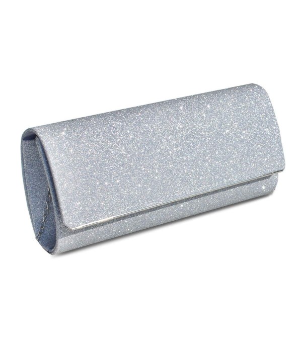 Womens Glitter Clutch Wedding Handbag