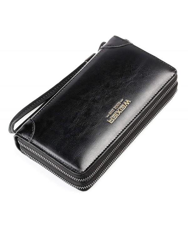 Wallet Leather Handbag Business Cowhide