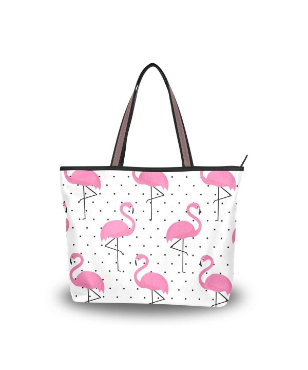 JSTEL Handle Shoulder Flamingo Handbag