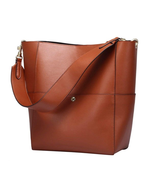 S ZONE Vintage Leather Shoulder Handbag