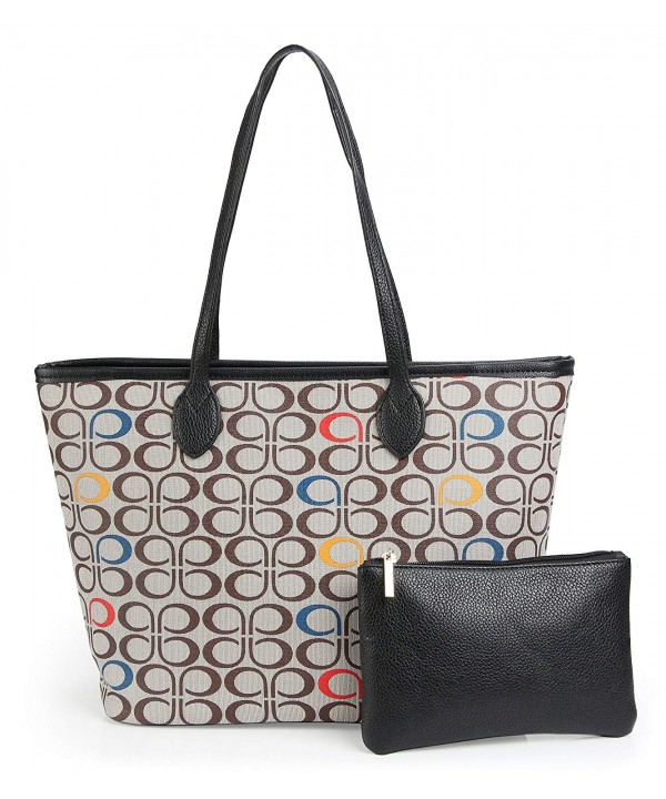 Handbags All over Printed Satchel Shoulder