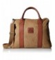 Buxton Expedition Huntington Canvas Briefcase