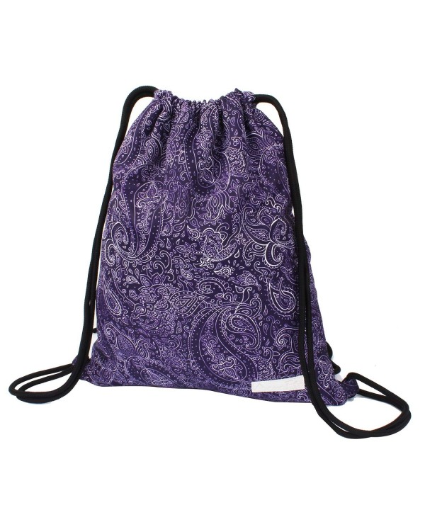 Drawstring Backpack Waterproof String Pockets