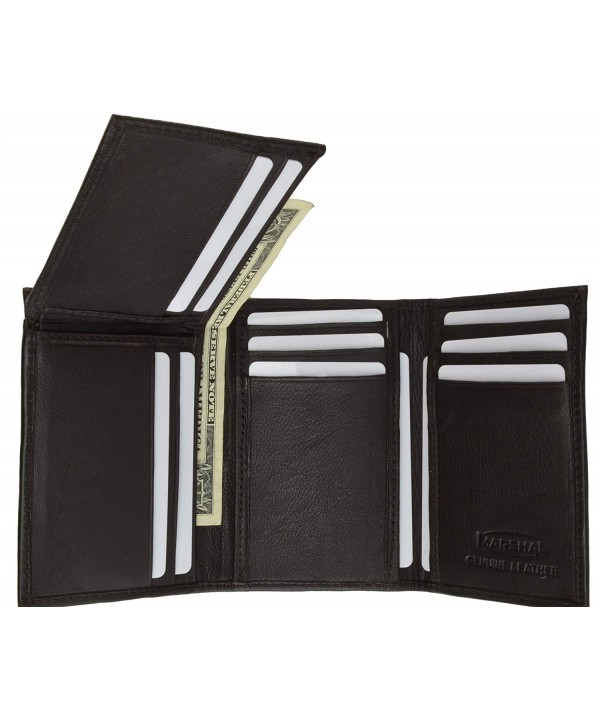 Flip Up Mens Wallet Holder Trifold