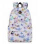 School Backpack Stripe Canvas Daypack