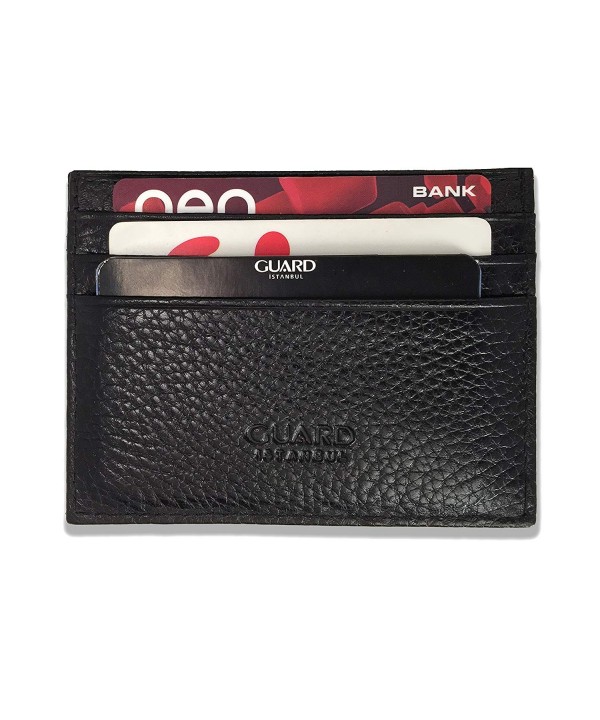 Guard Wallet Blocking Genuine Leather