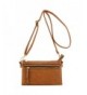 Multi Compartment Wristlet Clutch Crossbody