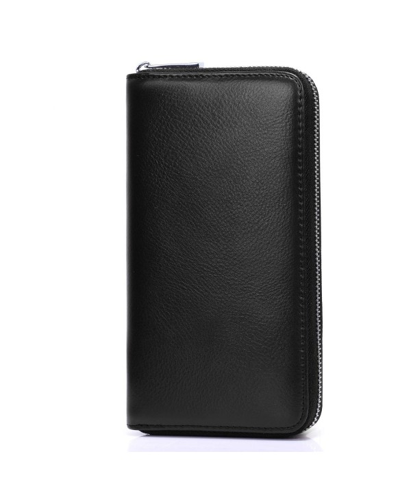 S ZONE Blocking Wallet Leather Capacity