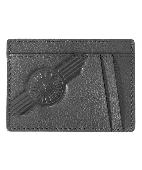 Harley Davidson Leather Pocket Wallet CC8197L BLACK