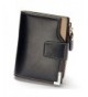 Wallet Bifold Business Leather Men Black