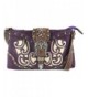 Justin West Rhinestone Messenger Crossbody