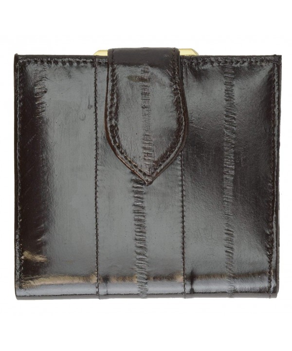 French Frame Leather Ladies Wallet