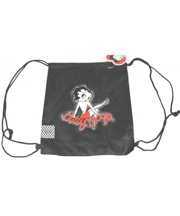 Betty Boop Drawstring Net Black