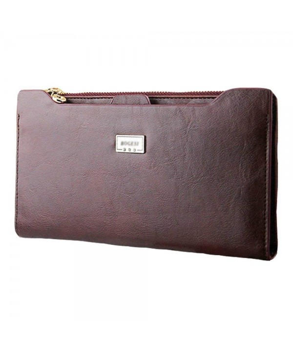 Miraclekoo Bifold Wallet Leather Handbag