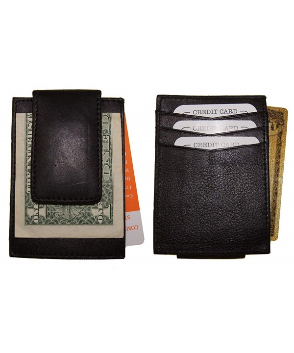 Wallets Leather Magnetic Credit Wallet