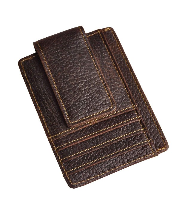 Leaokuu Genuine Leather Magnetic Pocket