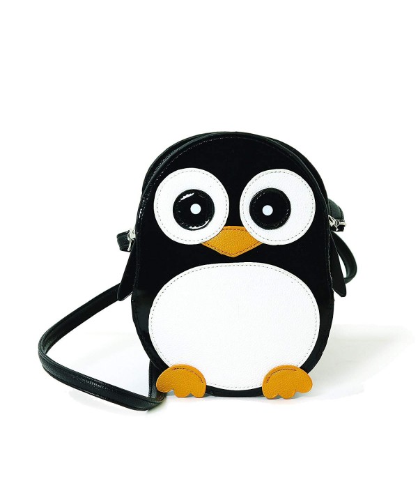 Wide Eyed Penguin Shoulder Crossbody Bag