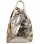 Primo Sacchi Metallic Shoulder Rucksack