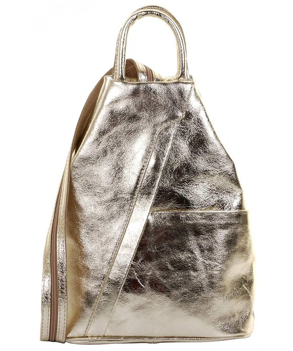 Primo Sacchi Metallic Shoulder Rucksack