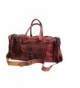 Leather duffel travel weekend luggage