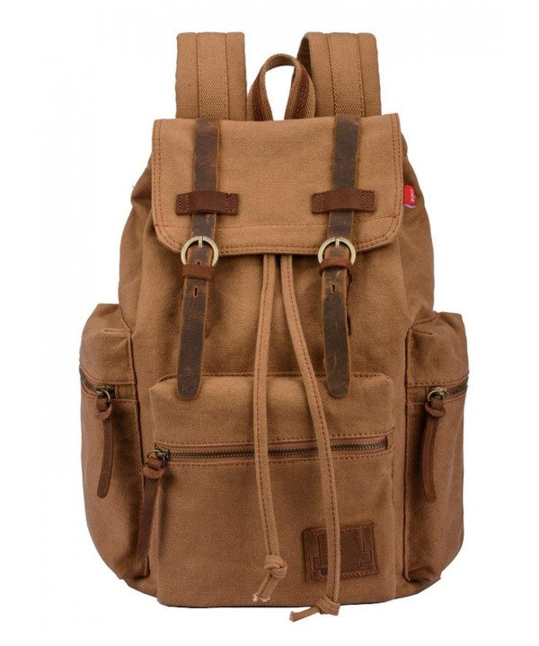 Vintage Canvas Backpack College Backpacks