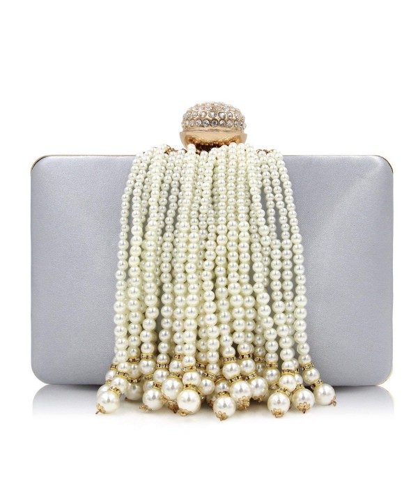 Milisente Clutches Beaded Tassel Evening