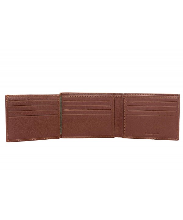 RFID Leather Bifold Wallets Men