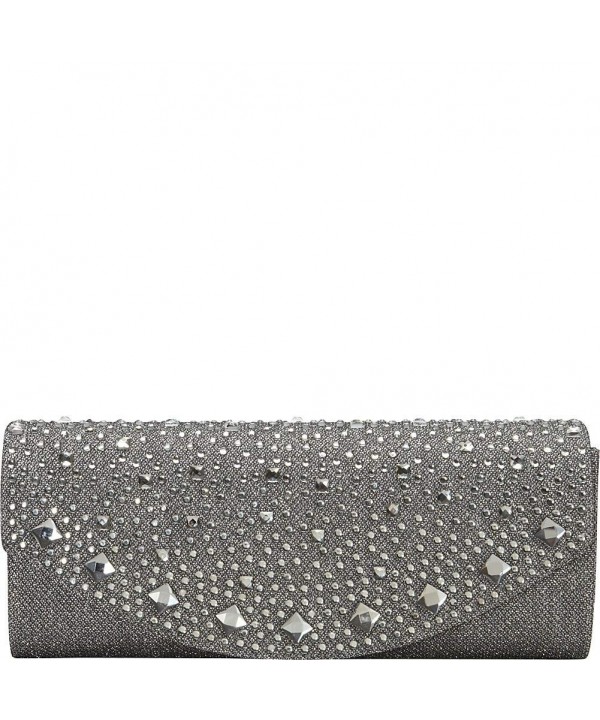 J Furmani Lily Clutch Pewter