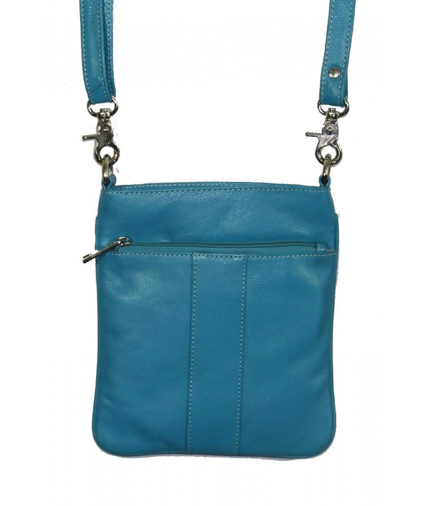 PieLino Genuine Crossbody 40113 Turquoise