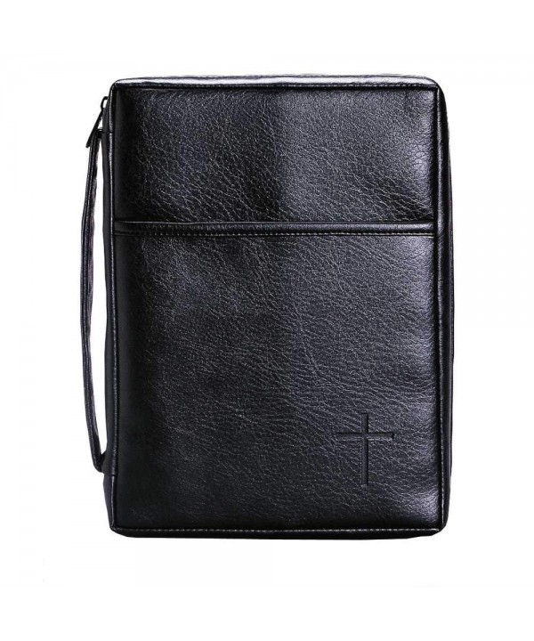 Embossed Pocket X Large Leather Handle