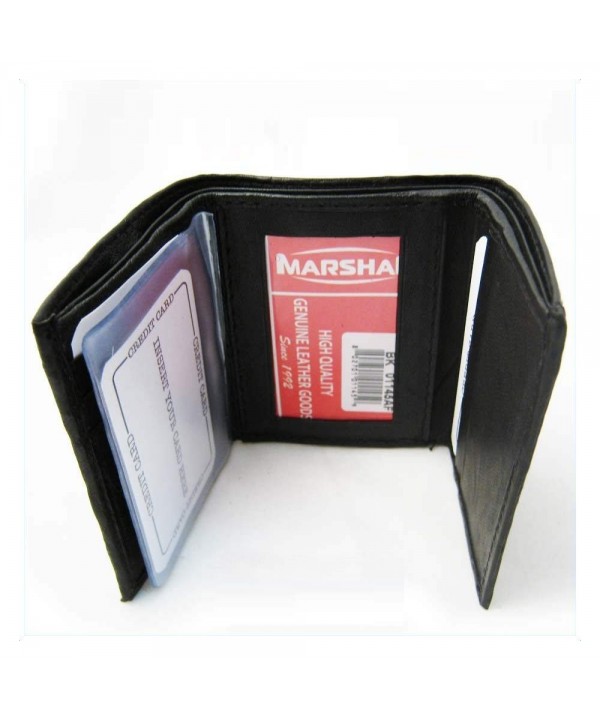 BLOCKING GENUINE LEATHER TRIFOLD WALLET