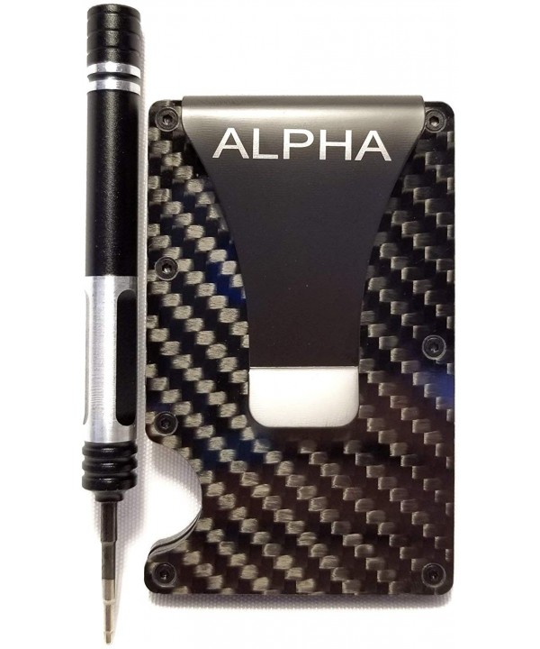 Alpha Wallet Minimalist Blocking aluminum