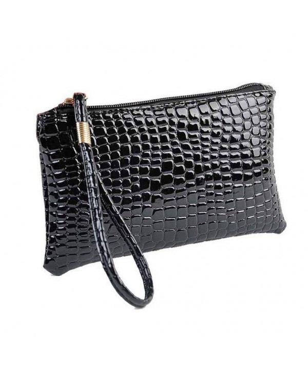 Creazrise Crocodile Leather Clutch Handbag